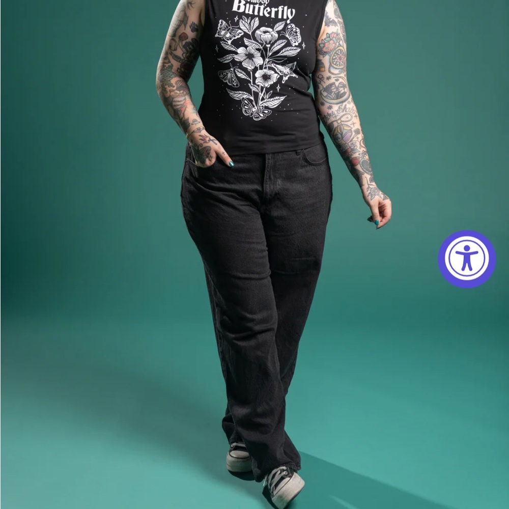 Girrlscout Tomboy Butterfly Tank Top